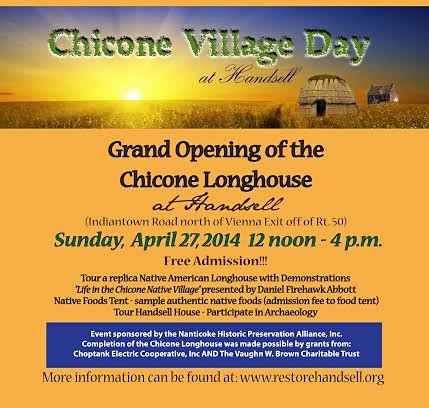 Chicone Longhouse Fundraising Party and Grand Opening